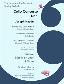 Bermuda Philharmonic Orchestra – Spring Prelude Concert