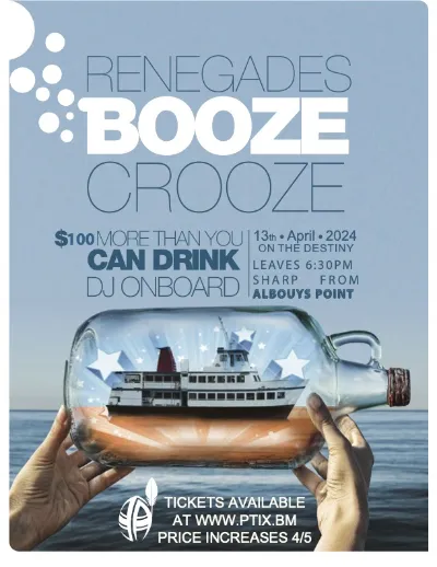 Renegades Rugby Booze Cruise