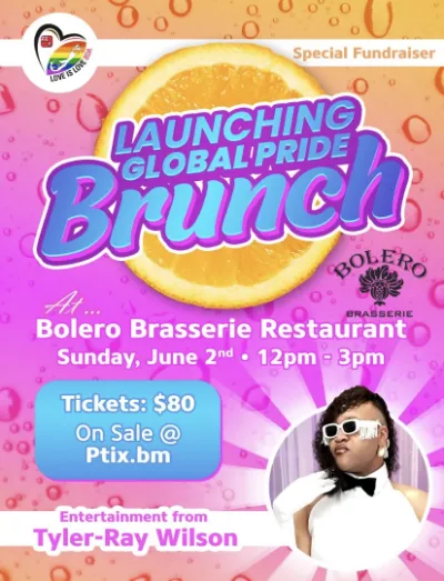 Love is Love Brunch “Launching Global Pride Month” OUTBermuda Special Fundraiser