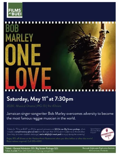 Films at BUEI Present: Bob Marley: One Love