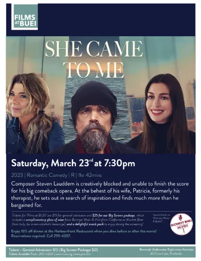 Films at BUEI Present: She Came To Me