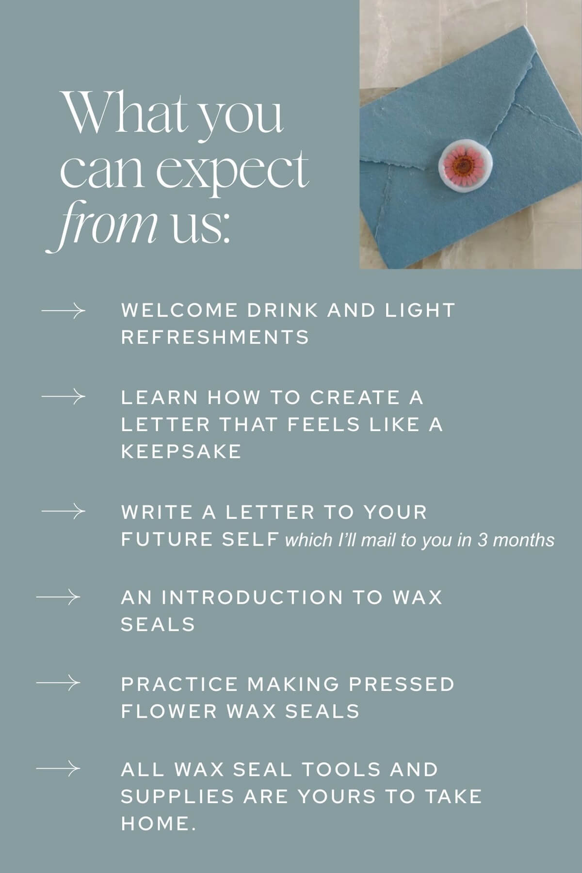 The Art of Letter Writing & Making Pressed-Flower Wax Seals